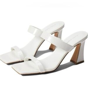 NEW Marc Fisher White Sandals with Straps